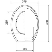 Capac de toaletă Wirquin Club 40E (20950109/20950148) imaginea #2 — magazin online Desire.md