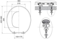 Capac de toaletă Wirquin Trendy London (20718562) imaginea #3 — magazin online Desire.md