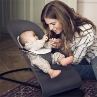 Șezlong pentru bebeluși BabyBjorn Balance Soft Black/Grey (605001A) imaginea #5 — magazin online Desire.md