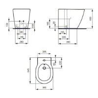 Bideu Ideal Standard Connect (E799501) imaginea #3 — magazin online Desire.md