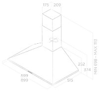 Hota Elica Tamaya Rail  ANBR/A/90 (PRF0057591B) imaginea #3 — magazin online Desire.md