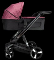 Carucior Bebumi Space Black Eco 2in1 Cabardine Pink imaginea #1 — magazin online Desire.md
