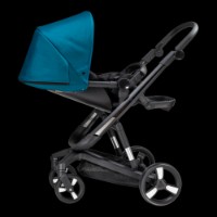 Carucior Bebumi Space Black Eco 2in1 Green imaginea #2 — magazin online Desire.md