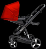 Carucior Bebumi Space Black Eco 2in1 Red imaginea #3 — magazin online Desire.md