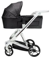 Коляска Bebumi Space White Eco 2in1 Cabardine Black фото №1 — интернет-магазин Desire.md