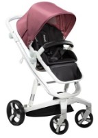 Carucior Bebumi Space White Eco 2in1 Cabardine Pink imaginea #3 — magazin online Desire.md