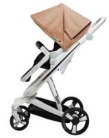 Carucior Bebumi Space White Eco 2in1 Gold imaginea #4 — magazin online Desire.md