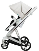 Carucior Bebumi Space White Eco 2in1 Light Gray  imaginea #4 — magazin online Desire.md