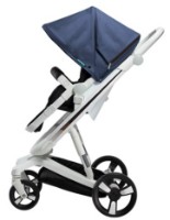 Carucior Bebumi Space White Eco 2in1 Navy Blue imaginea #3 — magazin online Desire.md