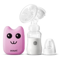 Pompa manuală pentru sân Bebumi BS Eco Cat Pink