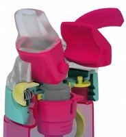 Cana cu pai Contigo Gizmo 420ml Flip Cherry Blossom imaginea #3 — magazin online Desire.md