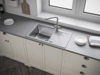 Кухонная мойка Florentina Combi 780 Anthracite (21.395.D0780.302) фото №5 — интернет-магазин Desire.md