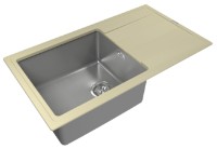 Chiuvetă de bucătărie Florentina Combi 860 Anthracite (21.400.D0860.302) imaginea #2 — magazin online Desire.md