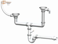 Кухонная мойка Florentina Combi 860K Anthracite (21.410.D0860.302) фото №3 — интернет-магазин Desire.md