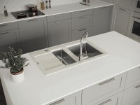 Кухонная мойка Florentina Combi 860K Gray (21.410.D0860.305) фото №4 — интернет-магазин Desire.md