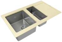 Кухонная мойка Florentina Combi 860K Gray (21.410.D0860.305) фото №2 — интернет-магазин Desire.md