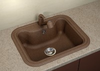 Chiuvetă de bucătărie Florentina Krit-630 Mocha (20.110.D0630.303) imaginea #2 — magazin online Desire.md