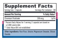 Vitamine Haya Labs Chromium Picolinate 100cap. imaginea #2 — magazin online Desire.md