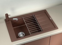 Chiuvetă de bucătărie Florentina Lipsi-780P Cappuccino (20.275.D0780.306) imaginea #3 — magazin online Desire.md