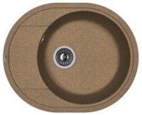 Кухонная мойка Florentina Rodos 580 Brown (20.240.B0580.105) фото №1 — интернет-магазин Desire.md