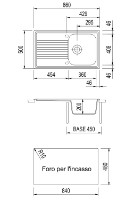 Кухонная мойка Plados Atlantic PL0861 UM41 Aluminium фото №2 — интернет-магазин Desire.md