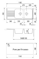 Кухонная мойка Plados Atlantic PL1162 UM41 Aluminium фото №2 — интернет-магазин Desire.md