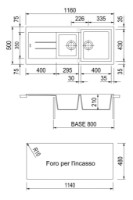 Кухонная мойка Plados Elegance AM11620 UG56 Jasmine фото №2 — интернет-магазин Desire.md