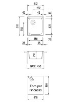Кухонная мойка Plados Harmony HR4321 UG95 Ebony Black фото №2 — интернет-магазин Desire.md