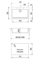 Кухонная мойка Plados One ON7610 UG70 Black Matt фото №2 — интернет-магазин Desire.md