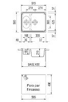 Кухонная мойка Plados Roxana HR6151 UG90 Opal White фото №2 — интернет-магазин Desire.md