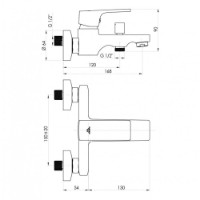 Baterie pentru cadă Rubineta Modena-10 (MD10008) imaginea #2 — magazin online Desire.md