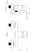 Baterie de duș Rubineta Modena-12 (MD20008) imaginea #2 — magazin online Desire.md