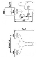Baterie pentru cadă Rubineta Optima-10/K (O10K08) imaginea #2 — magazin online Desire.md