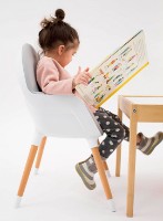 Стульчик для кормления Kinderkraft Fini Gray фото №5 — интернет-магазин Desire.md