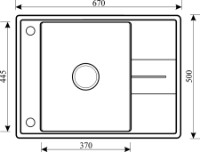 Кухонная мойка Aquasanita Helika Bella SQB102 Beige фото №3 — интернет-магазин Desire.md