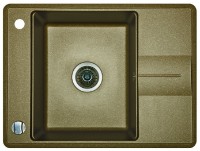 Chiuvetă de bucătărie Aquasanita Helika Bella SQB102 Brass imaginea #1 — magazin online Desire.md