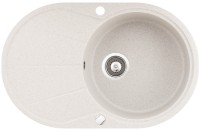 Chiuvetă de bucătărie Aquasanita Helika Clarus SR101 Alba