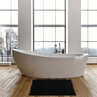 Коврик для ванной MSV Chenille 40x60cm Black (40732)