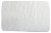 Коврик для ванной MSV Pebble 40x60cm White (42118) фото №1 — интернет-магазин Desire.md