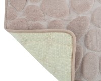 Коврик для ванной MSV Pebble 50x80cm Beige (41076) фото №2 — интернет-магазин Desire.md