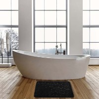 Коврик для ванной MSV Pebble 50x80 Black (40609) фото №4 — интернет-магазин Desire.md