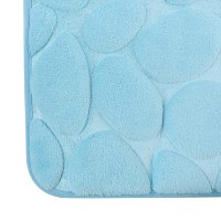 Covoraș de baie MSV Pebble 50x80 Light Blue (41077) imaginea #2 — magazin online Desire.md