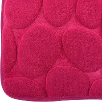 Коврик для ванной MSV Pebble 50x80cm Pink (40608) фото №3 — интернет-магазин Desire.md