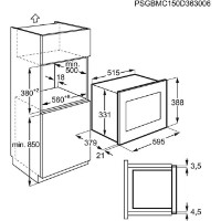 Встраиваемая микроволновая печь AEG MSB2547D-M фото №4 — интернет-магазин Desire.md