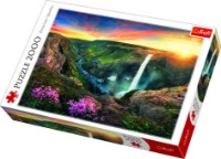 Puzzle Trefl 2000 Háifoss Waterfall Iceland (27091) imaginea #2 — magazin online Desire.md