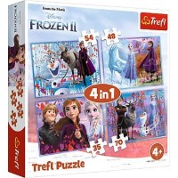 Puzzle Trefl 4in1 Frozen (34323) imaginea #3 — magazin online Desire.md