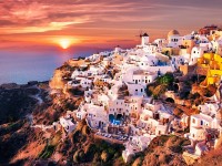 Puzzle Trefl 1000 Sunset over Santorini (10435)