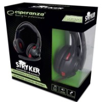Căşti Esperanza Stryker EGH370 Black/Red imaginea #2 — magazin online Desire.md