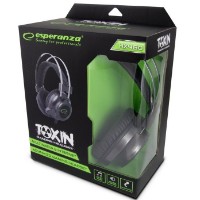 Наушники Esperanza Toxin EGH460 Green  фото №2 — интернет-магазин Desire.md