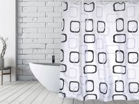 Perdele de duş MSV Squares 180x200cm (40489) imaginea #1 — magazin online Desire.md